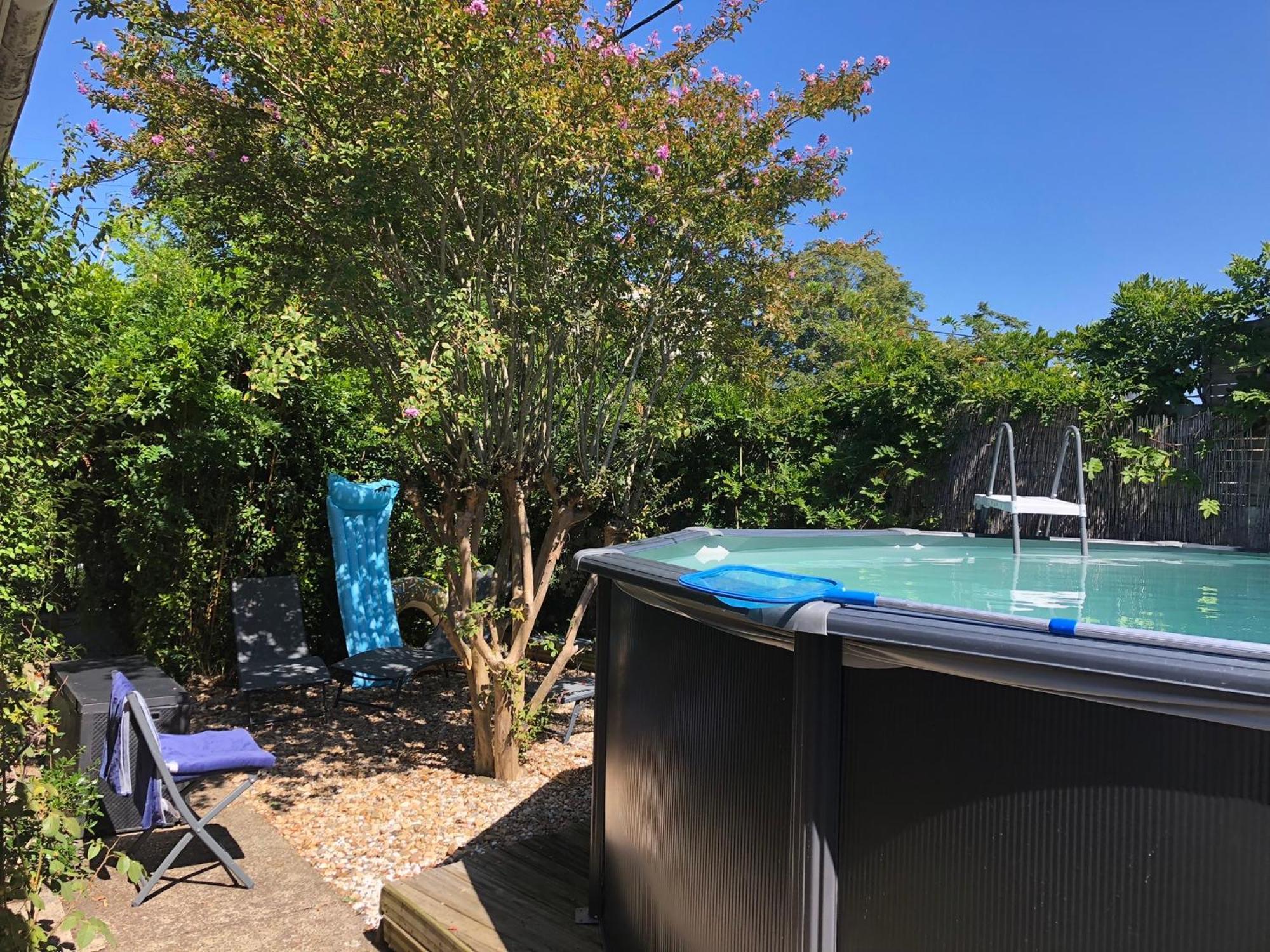 Maison A Arcachon Avec Piscine Hors-Sol Exterior photo